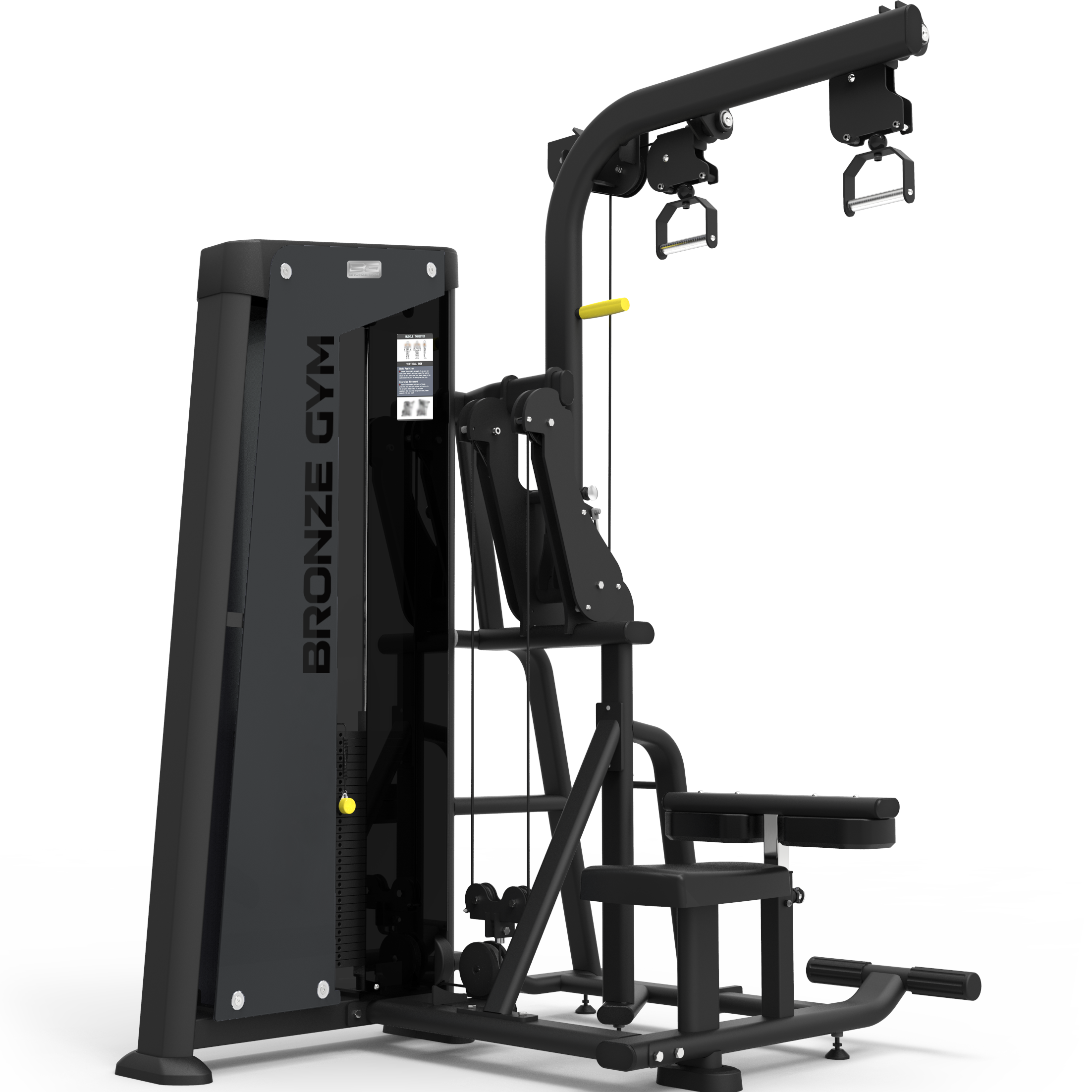 Вертикальная/горизонтальная тяга профессиональная BRONZE GYM NEO 89