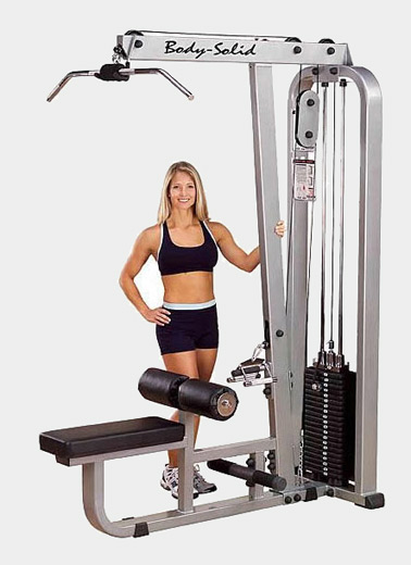 Вертикально-горизонтальная тяга BODY SOLID ProClub SLM-300G