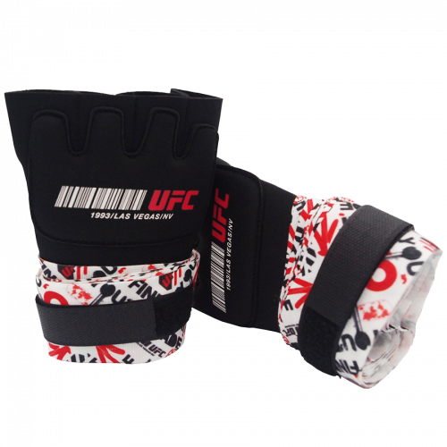Гелевые бинты UFC Gel Glove Wraps RD/WH, L/XL