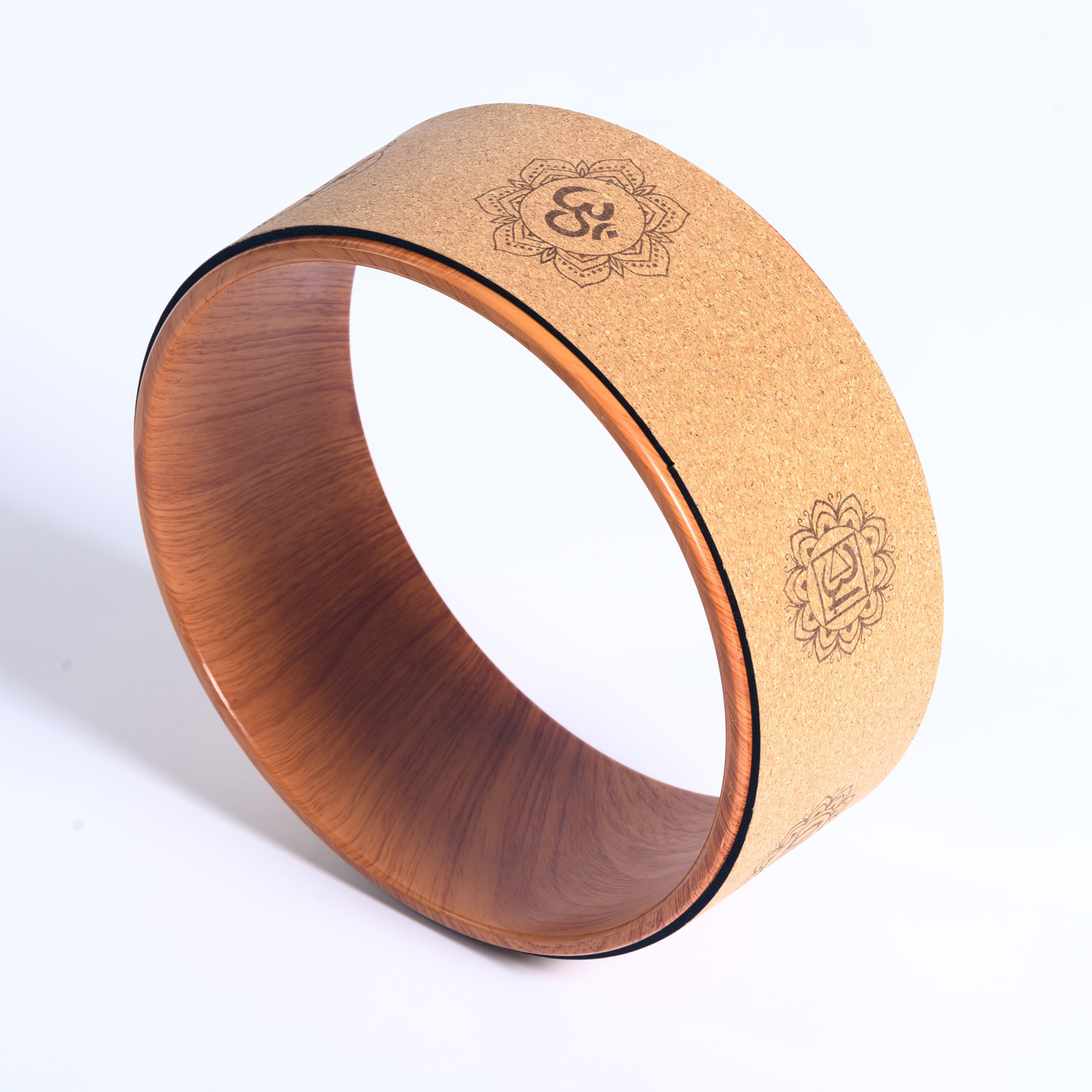 Колесо для йоги из пробки INEX Cork Yoga Wheel 32 х 32 х 13 см