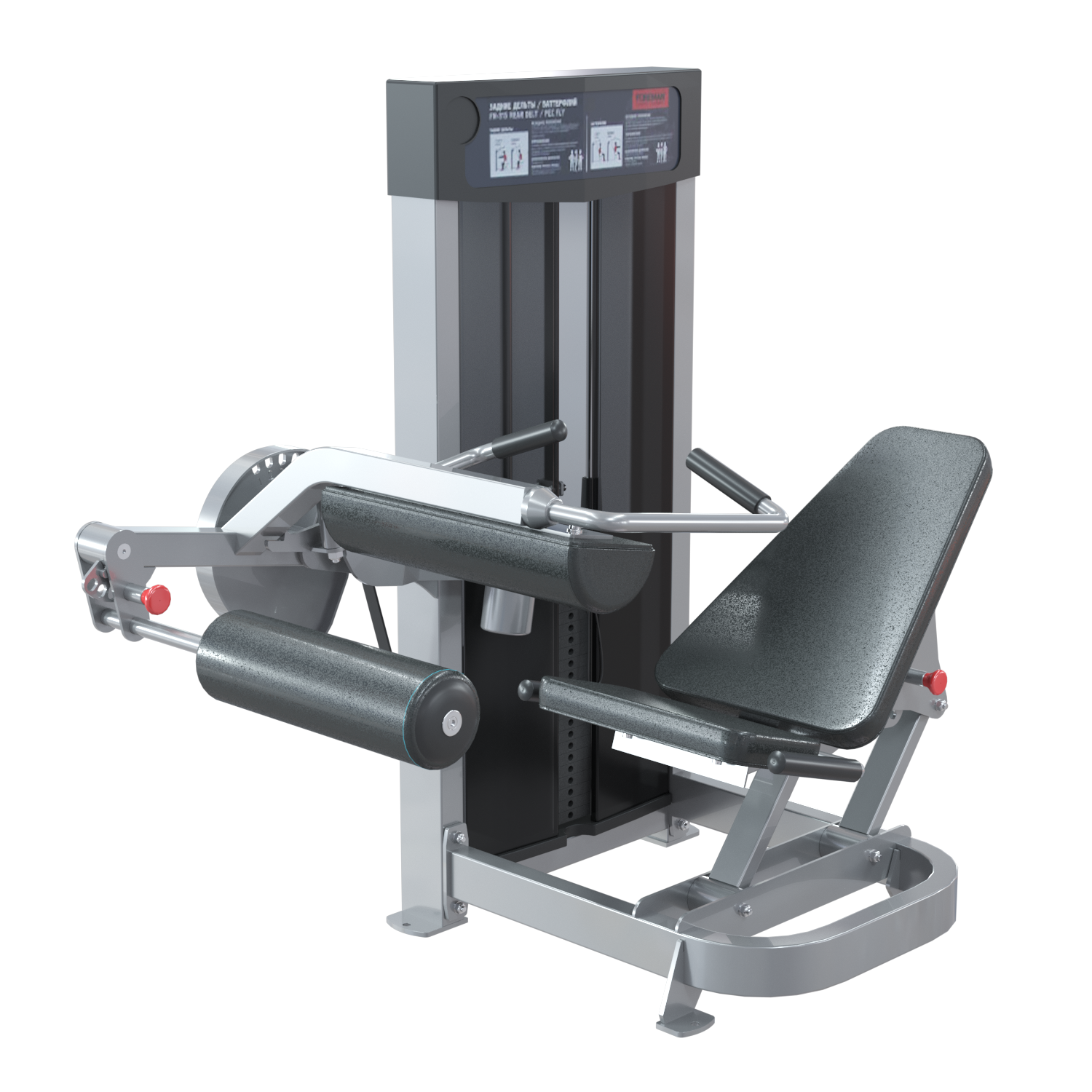 Сгибание ног сидя FOREMAN FN-102 красный/черный